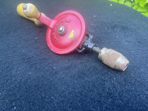 Vintage hand drill eggbeater - hand,