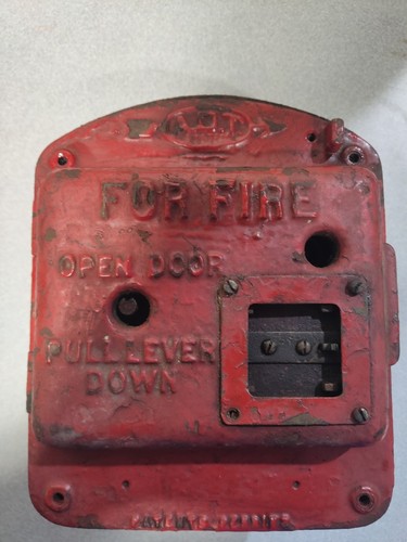 Antique adt fire alarm - antique,