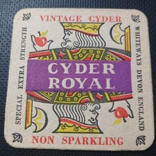 Whiteways cider beer mat - beer, uk