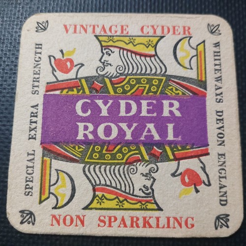 Whiteways cider beer mat - cider,