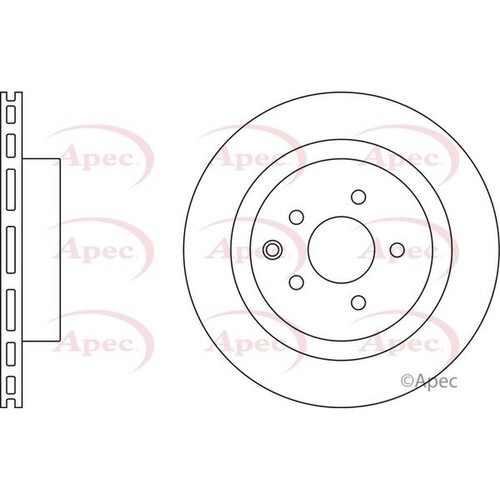 Apec rear brake disc - apec,