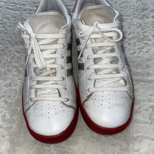 adidas Men's White Leather