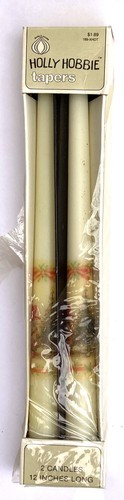 Holly hobby tapers candles - tapers,