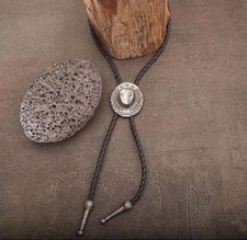 Cowboy Hat Black Necklace -