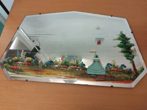 Vintage art deco - art, mirror,