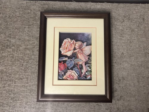 Lovely vintage framed flower - vintage,