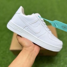 MENS WOMEN AF1 LEATHER SNEAKERS CASUAL TRAINERS WALKING RUNNING SPORTS-GYM-SHOES