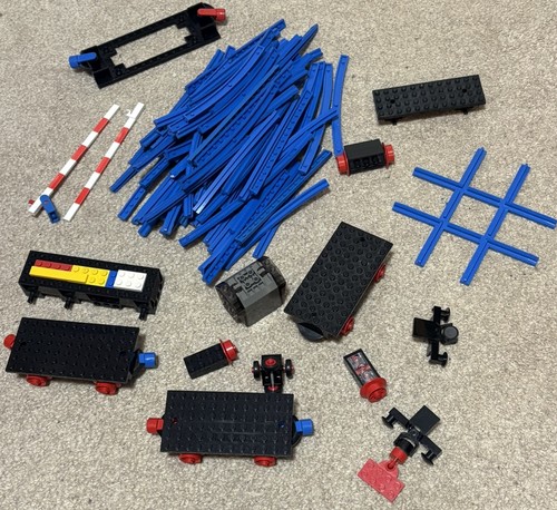 Lego vintage blue train - blue, track