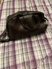 Links & Kings Leather Golf Holdall Renaissance Logo