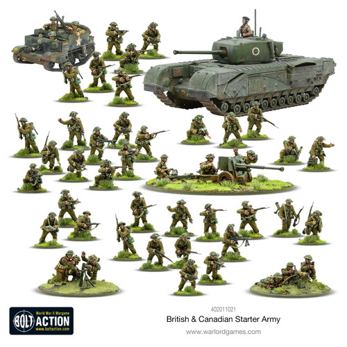British canadian army - british,