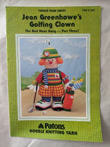Jean greenhowe golfing clown - jean,