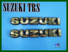 Fit Suzuki TRS GS450 GS550 GS650 GS850 GS1000 Fuel Gas Tank  Badge 2Pcs.  