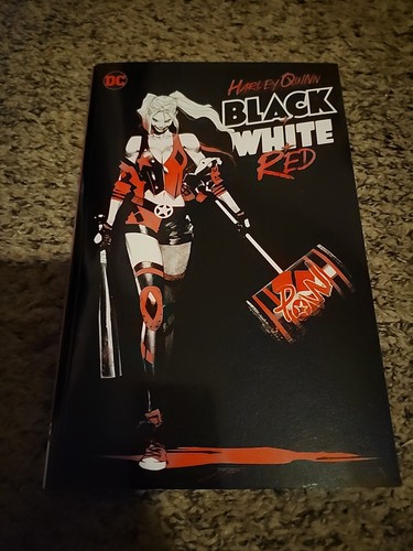 Harley quinn black white - black, +