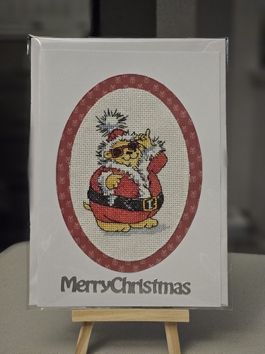 Handmade cross stitch - cross,