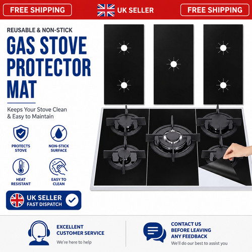 Gas stove protector reusable - stove,