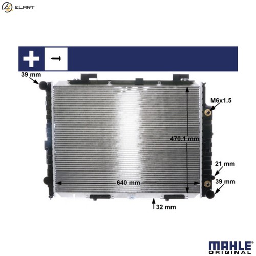 Radiator engine cooling - engine, cr