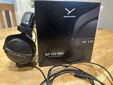 Beyerdynamic DT 770 Pro Black Over-the-Ear Headphones, 80 Ohm (Barely used!)