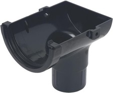 Floplast Brown (76mm Stopend