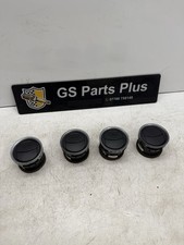 Ford Fiesta Upper Dash Vents Air Vent Face Lift Set Silver Mk6 2002-2008