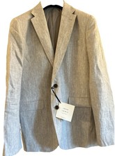 John Lewis Men’s Cambridge Linen Blazer – Beige – Size 40L – New – RRP £150
