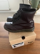 Dr Martens leather burgundy