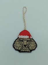 Apricot poodle christmas tree