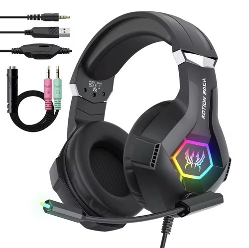 Wired gaming headset with - wired, 7.1