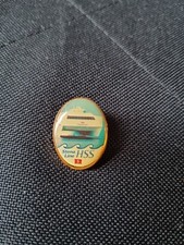HSS Stena Line Goldtone Oval Badge VGC Vintage