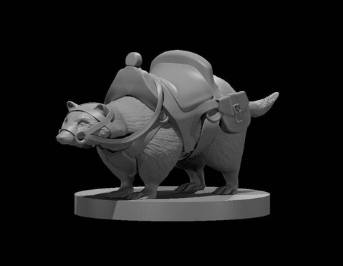 Giant badger mount - mount, for