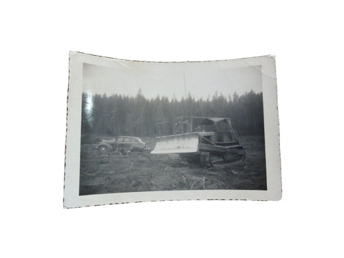 Dozer tractor with old - tractor,