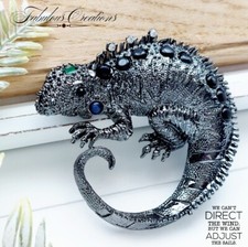 Large Black Iguana Lizard