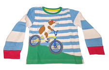 Ex Boden Boys Top Girls Long Sleeve Hamster Bike Applique 2-12yrs NEW