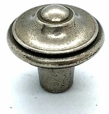 4 x POINTED KNOBS 30mm antiqued pewter cupboard  cabinet drawer knob handle(183)