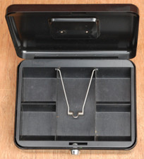 Brabantia Money Box Steel Metal Cash Security Petty Cash Tin With Lock / Key