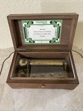 Antique Swiss Thorens Music Box 50 Key 4 Songs (Watch The Video) Vintage