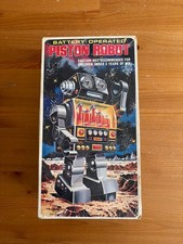 Vintage Horikawa Piston robot. Retro. Working and boxed. SH and Engine Japan.
