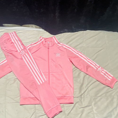 Adidas girls pink white - adidas,