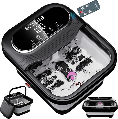 Collapsible foot spa with - collapsible,