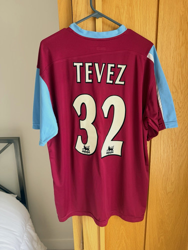West ham shirt - tevez, large