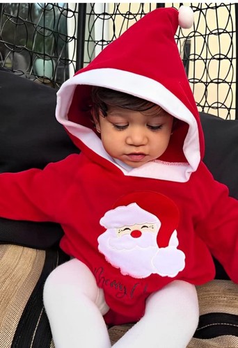 Babies fleecy santa christmas - fleecy,