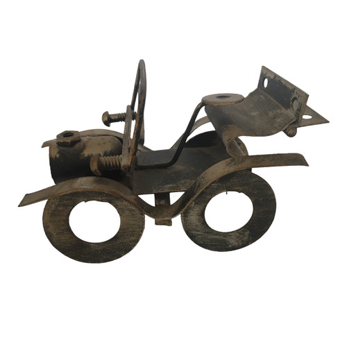 Metal art figure car - art,