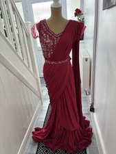 Indian Party Wear Readymade Lengha Saree With Blouse