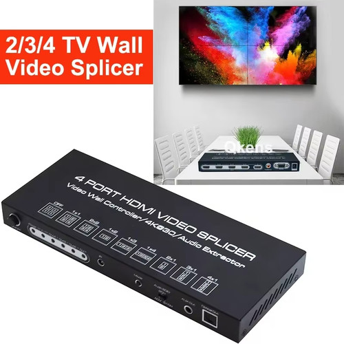 2x2 video wall - wall, controller