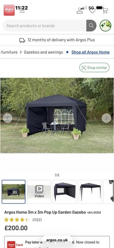 3x3metre easy pop gazebo - pop, up