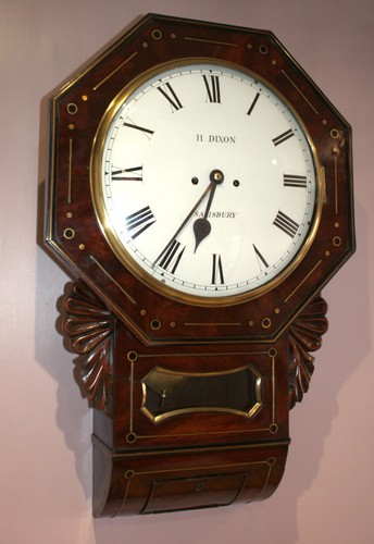 Antique mahogany brass inlaid - mahogany,