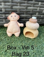 In The Night Garden Makka Pakka Soft N Cosy Stone & plush Playset 2007 *Rare*