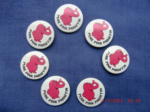 Pure pink paraffin - paraffin, badges