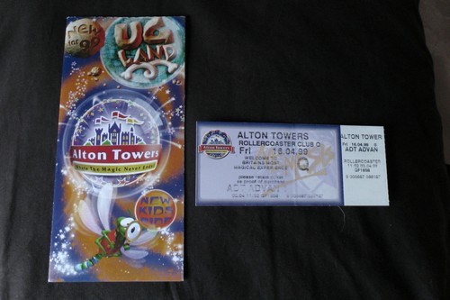 Alton towers theme park - theme, 1999