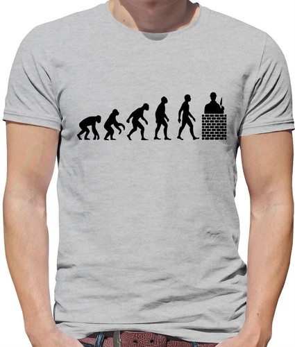 Evolution man brick layer - evolution,