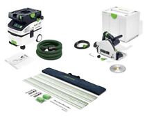 Festool TS 55 Plunge Saw & Dust extractor CTL MIDI - Rails Complete Kit 240v